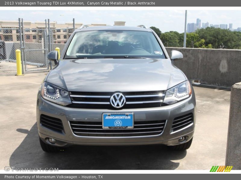 Canyon Gray Metallic / Black Anthracite 2013 Volkswagen Touareg TDI Lux 4XMotion