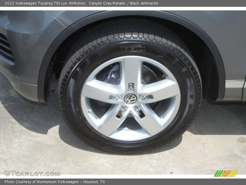 Canyon Gray Metallic / Black Anthracite 2013 Volkswagen Touareg TDI Lux 4XMotion