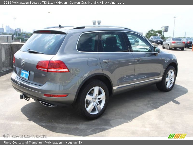 Canyon Gray Metallic / Black Anthracite 2013 Volkswagen Touareg TDI Lux 4XMotion