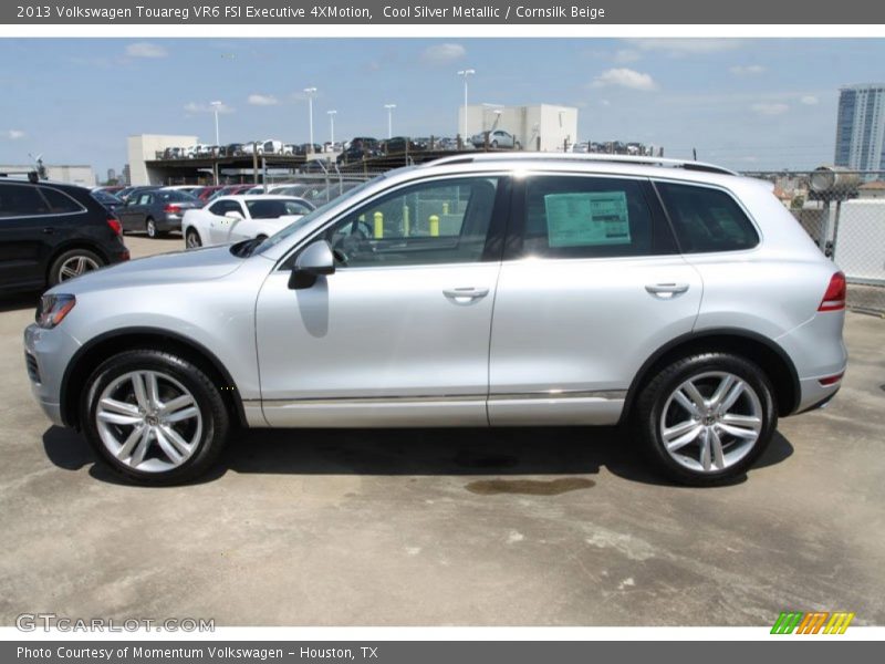 Cool Silver Metallic / Cornsilk Beige 2013 Volkswagen Touareg VR6 FSI Executive 4XMotion