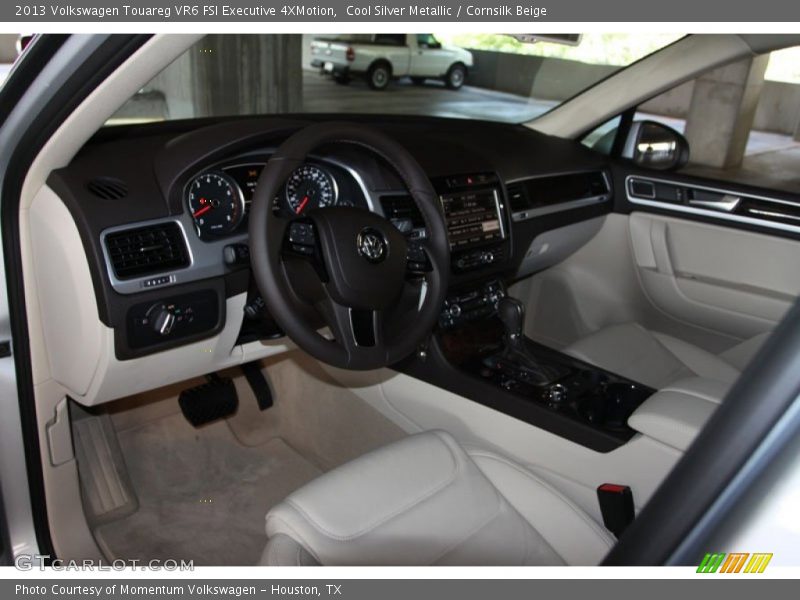 Cool Silver Metallic / Cornsilk Beige 2013 Volkswagen Touareg VR6 FSI Executive 4XMotion