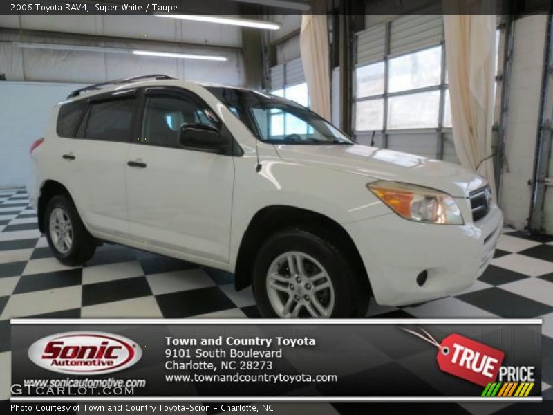Super White / Taupe 2006 Toyota RAV4