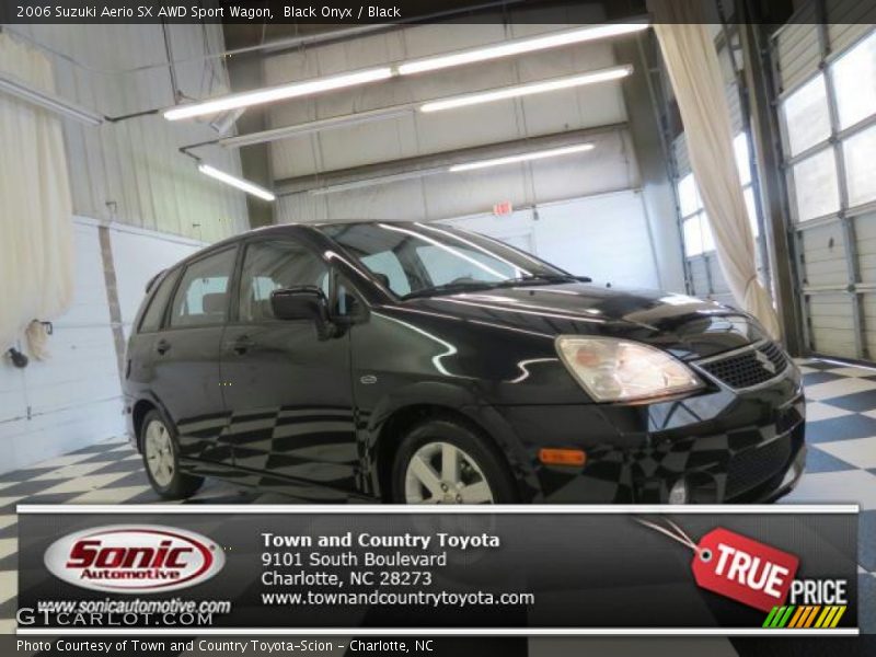 Black Onyx / Black 2006 Suzuki Aerio SX AWD Sport Wagon