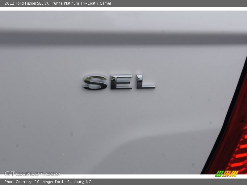 White Platinum Tri-Coat / Camel 2012 Ford Fusion SEL V6