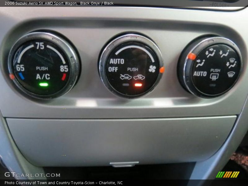 Controls of 2006 Aerio SX AWD Sport Wagon