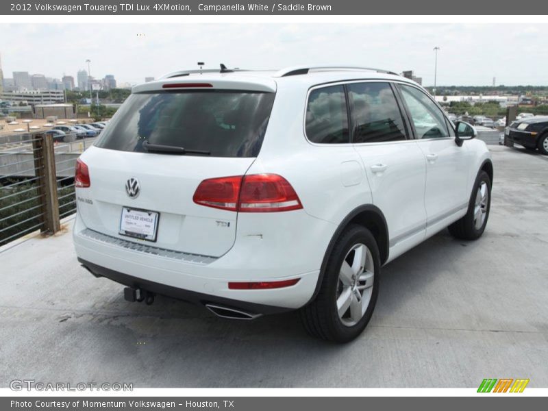 Campanella White / Saddle Brown 2012 Volkswagen Touareg TDI Lux 4XMotion
