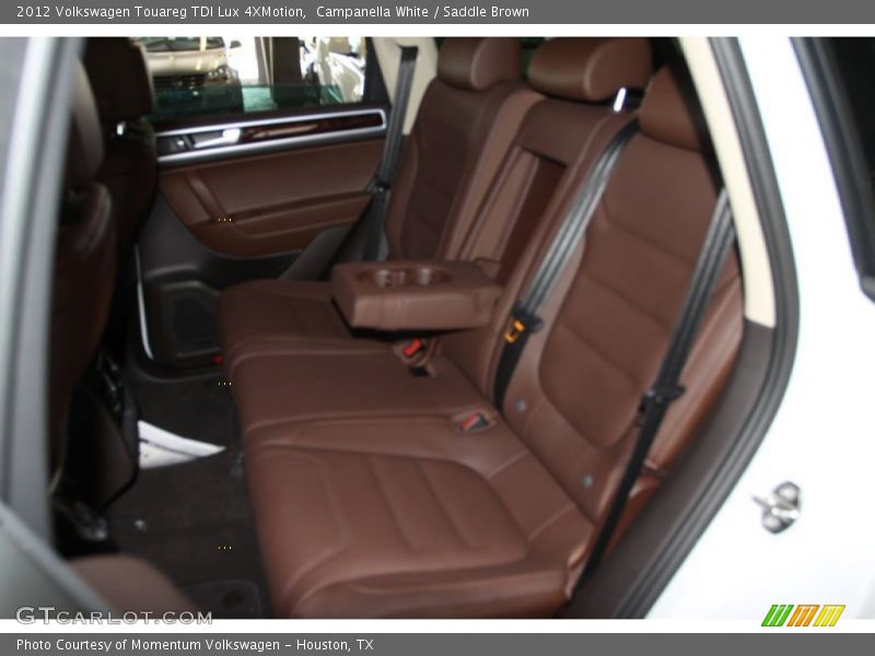 Campanella White / Saddle Brown 2012 Volkswagen Touareg TDI Lux 4XMotion