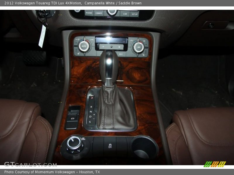 Campanella White / Saddle Brown 2012 Volkswagen Touareg TDI Lux 4XMotion