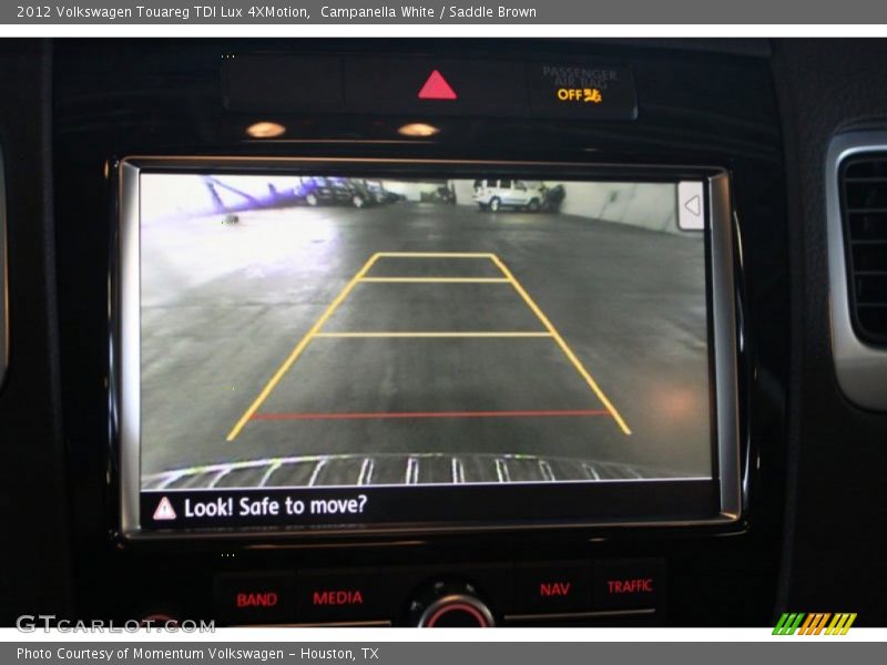 Campanella White / Saddle Brown 2012 Volkswagen Touareg TDI Lux 4XMotion