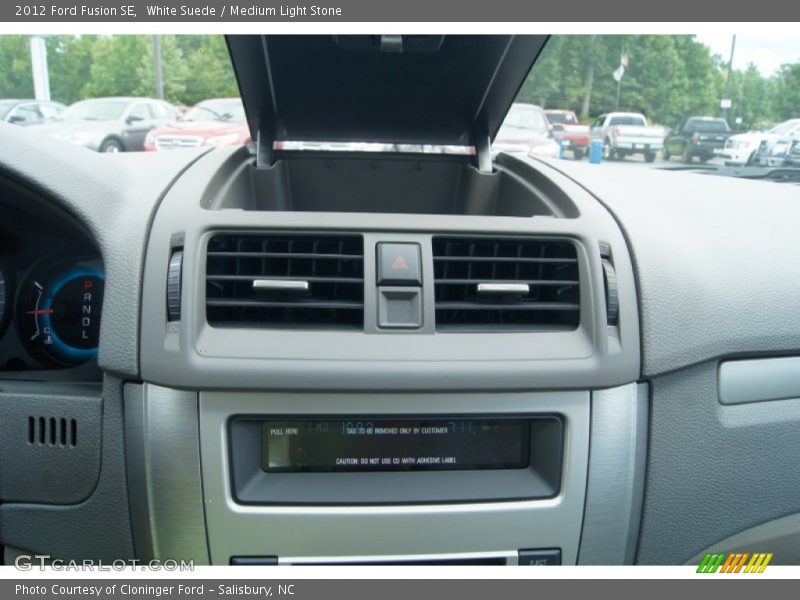 White Suede / Medium Light Stone 2012 Ford Fusion SE