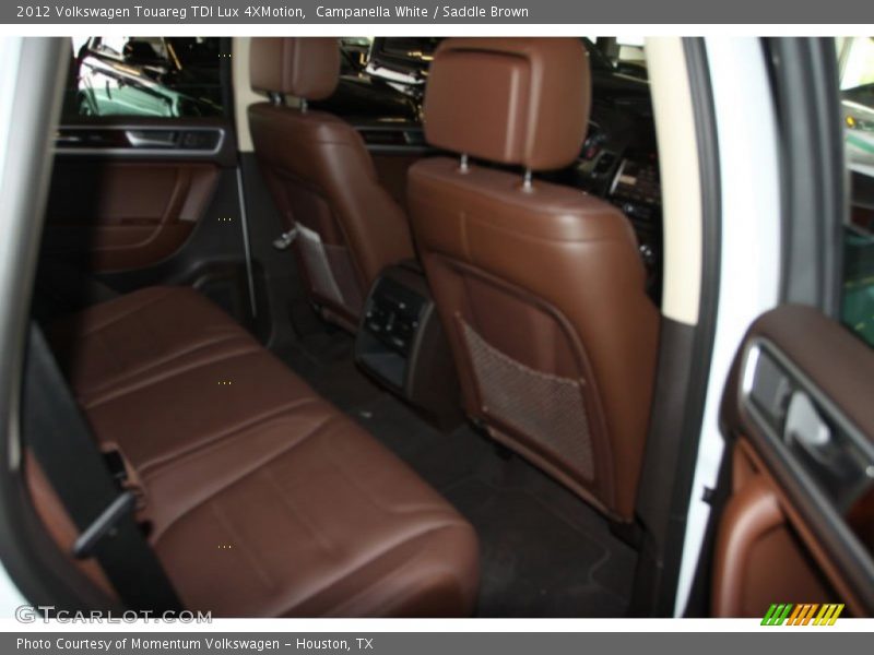 Campanella White / Saddle Brown 2012 Volkswagen Touareg TDI Lux 4XMotion