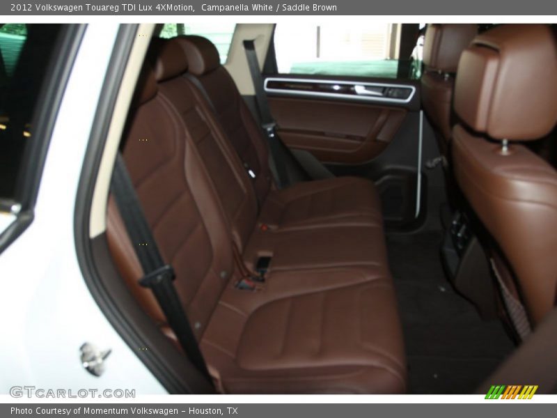 Campanella White / Saddle Brown 2012 Volkswagen Touareg TDI Lux 4XMotion