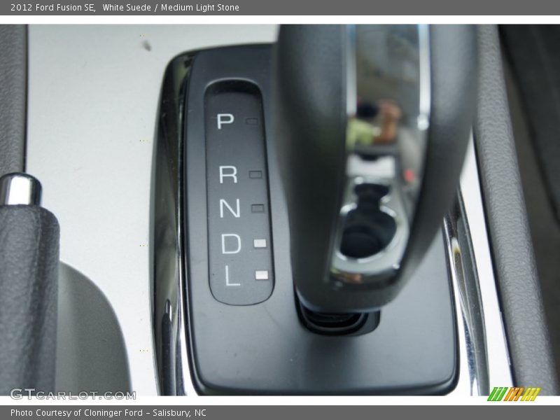 White Suede / Medium Light Stone 2012 Ford Fusion SE