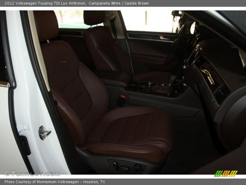 Campanella White / Saddle Brown 2012 Volkswagen Touareg TDI Lux 4XMotion