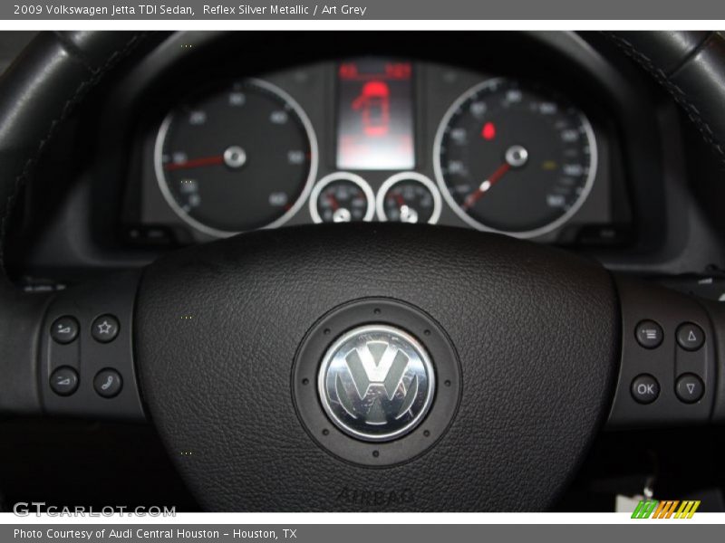 Reflex Silver Metallic / Art Grey 2009 Volkswagen Jetta TDI Sedan