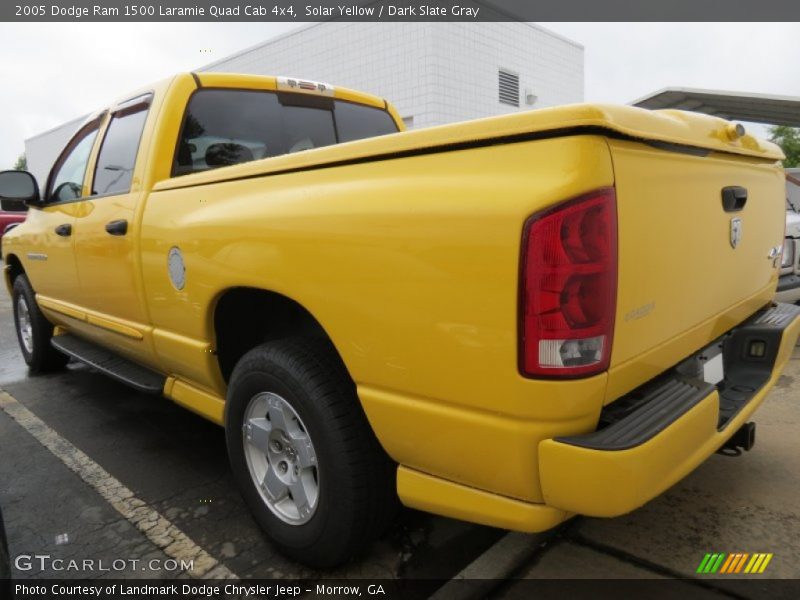 Solar Yellow / Dark Slate Gray 2005 Dodge Ram 1500 Laramie Quad Cab 4x4