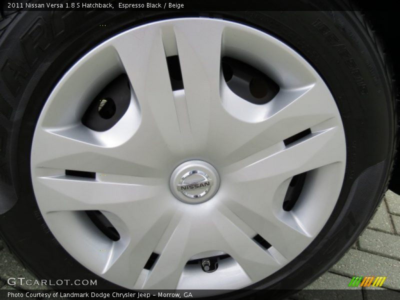 Espresso Black / Beige 2011 Nissan Versa 1.8 S Hatchback