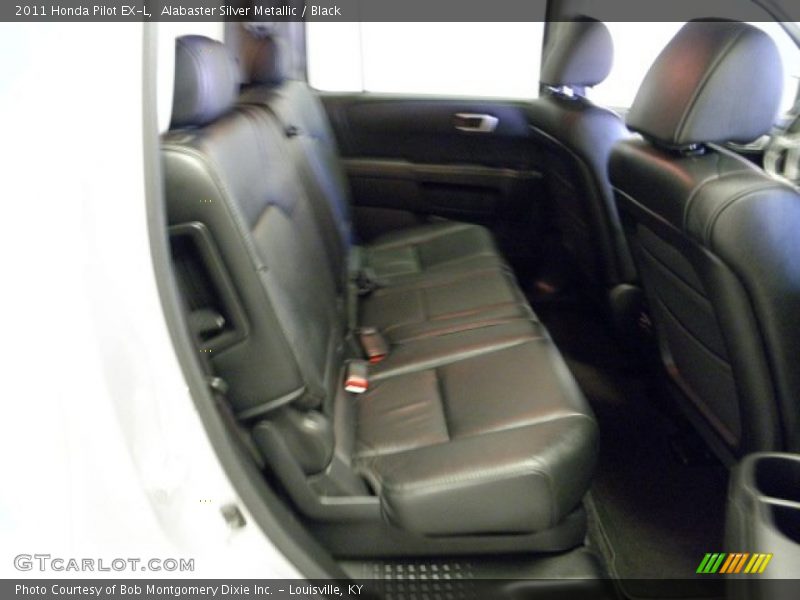 Alabaster Silver Metallic / Black 2011 Honda Pilot EX-L