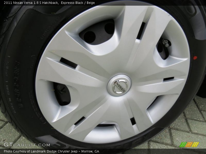 Espresso Black / Beige 2011 Nissan Versa 1.8 S Hatchback
