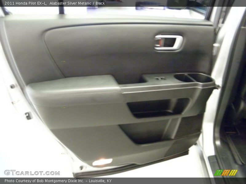 Alabaster Silver Metallic / Black 2011 Honda Pilot EX-L