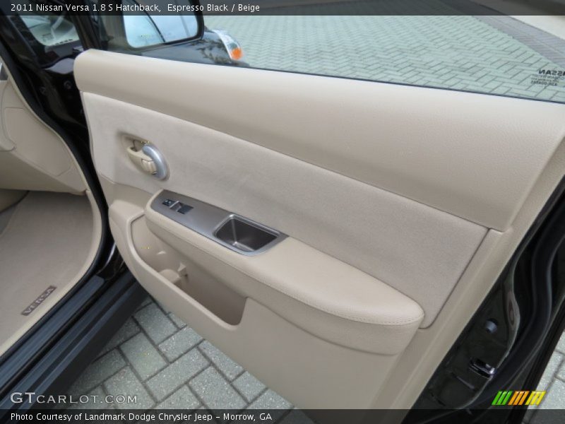 Espresso Black / Beige 2011 Nissan Versa 1.8 S Hatchback