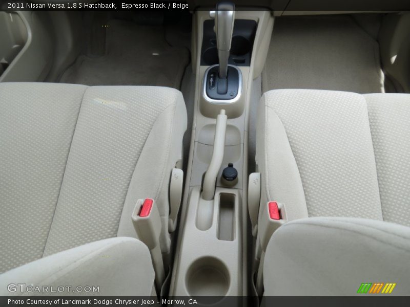 Espresso Black / Beige 2011 Nissan Versa 1.8 S Hatchback