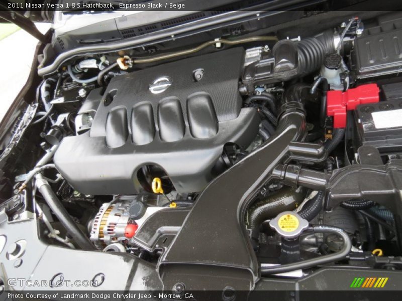 Espresso Black / Beige 2011 Nissan Versa 1.8 S Hatchback