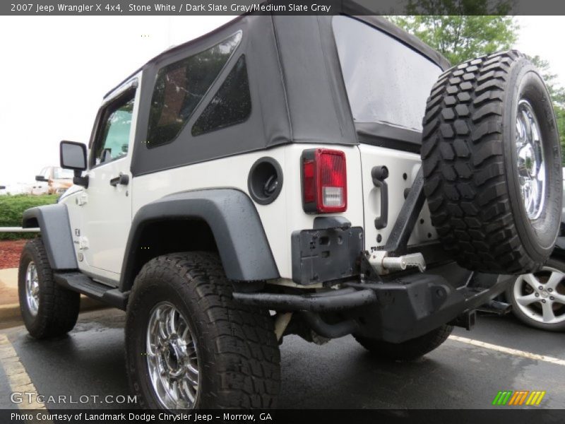 Stone White / Dark Slate Gray/Medium Slate Gray 2007 Jeep Wrangler X 4x4