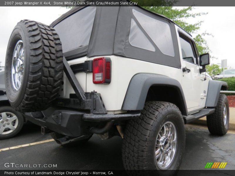 Stone White / Dark Slate Gray/Medium Slate Gray 2007 Jeep Wrangler X 4x4