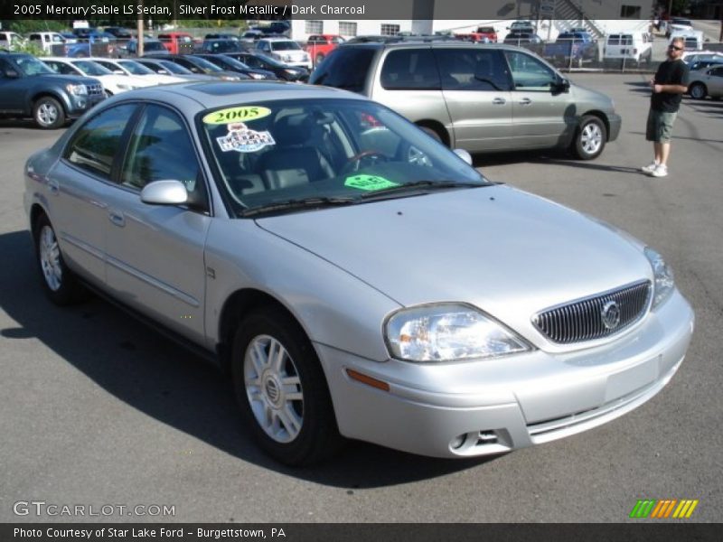 Silver Frost Metallic / Dark Charcoal 2005 Mercury Sable LS Sedan