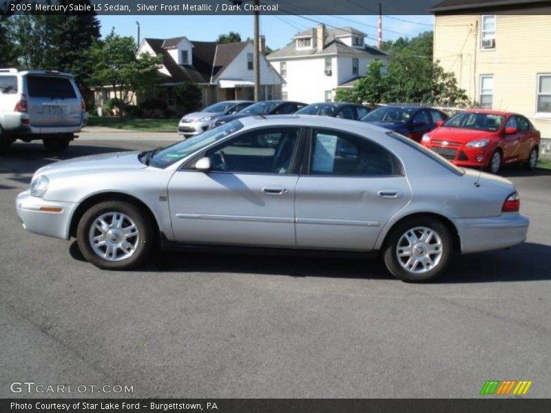 Silver Frost Metallic / Dark Charcoal 2005 Mercury Sable LS Sedan