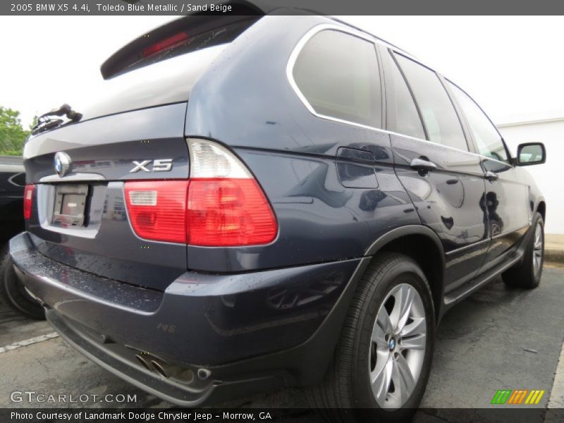 Toledo Blue Metallic / Sand Beige 2005 BMW X5 4.4i