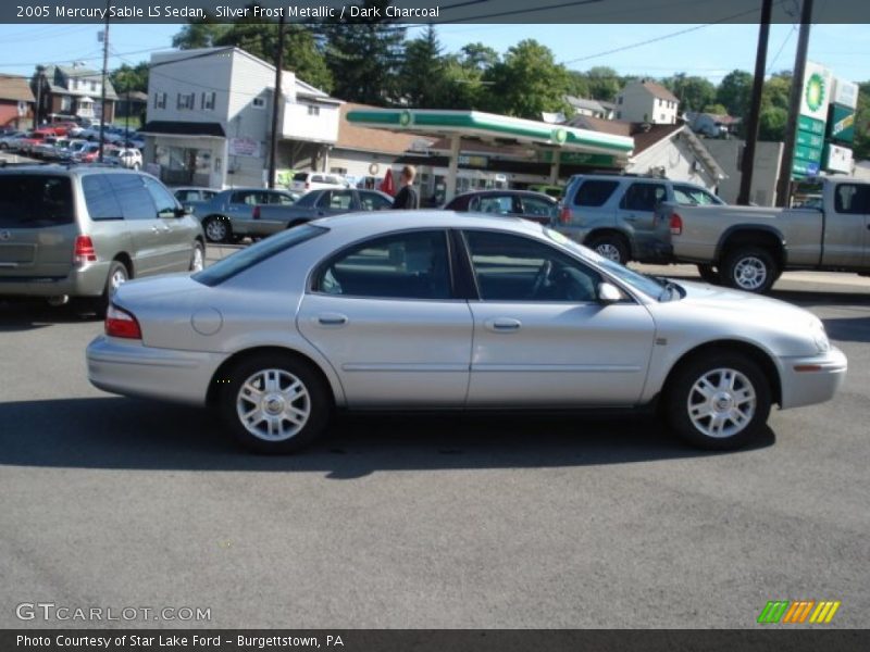 Silver Frost Metallic / Dark Charcoal 2005 Mercury Sable LS Sedan
