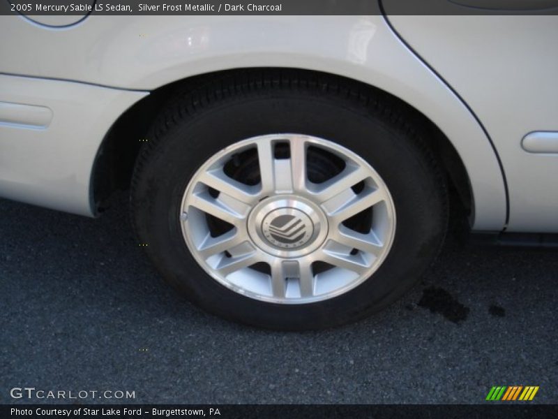 Silver Frost Metallic / Dark Charcoal 2005 Mercury Sable LS Sedan