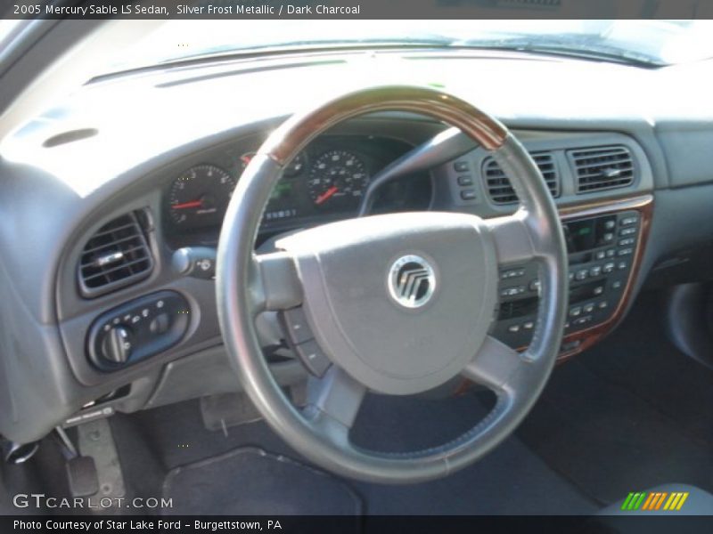 Silver Frost Metallic / Dark Charcoal 2005 Mercury Sable LS Sedan