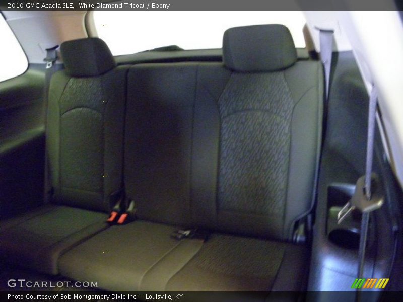 White Diamond Tricoat / Ebony 2010 GMC Acadia SLE