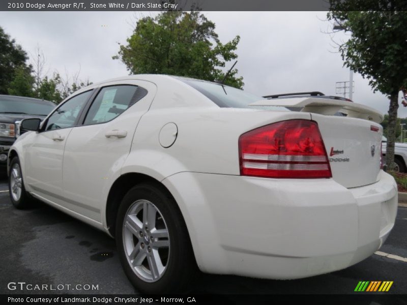 Stone White / Dark Slate Gray 2010 Dodge Avenger R/T