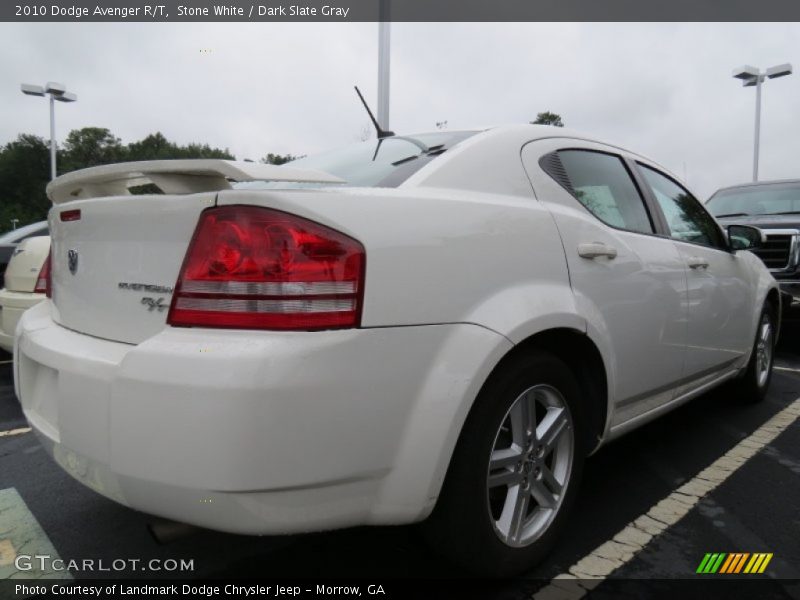Stone White / Dark Slate Gray 2010 Dodge Avenger R/T