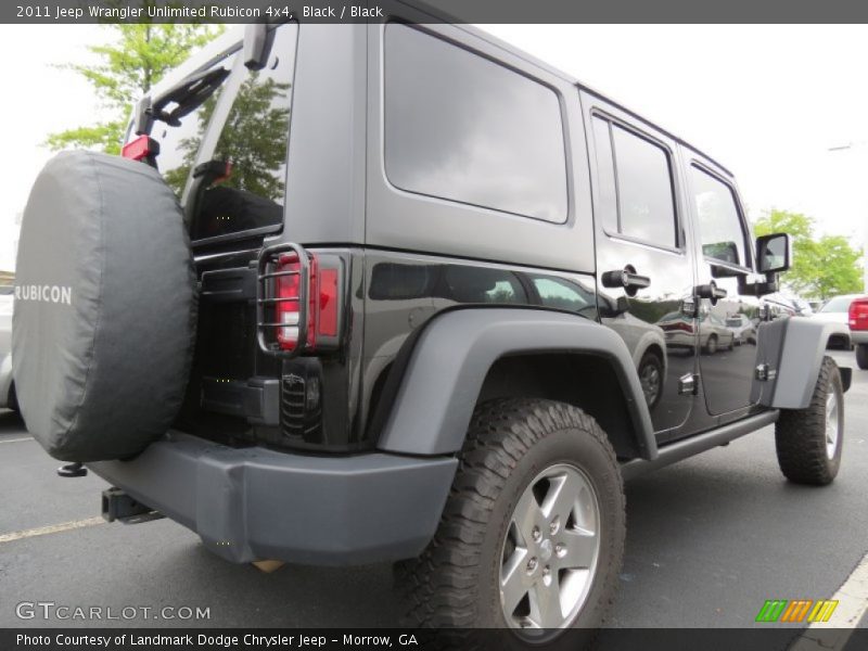 Black / Black 2011 Jeep Wrangler Unlimited Rubicon 4x4