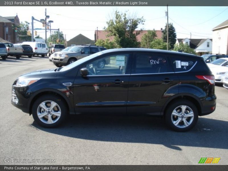 Tuxedo Black Metallic / Medium Light Stone 2013 Ford Escape SE 1.6L EcoBoost 4WD