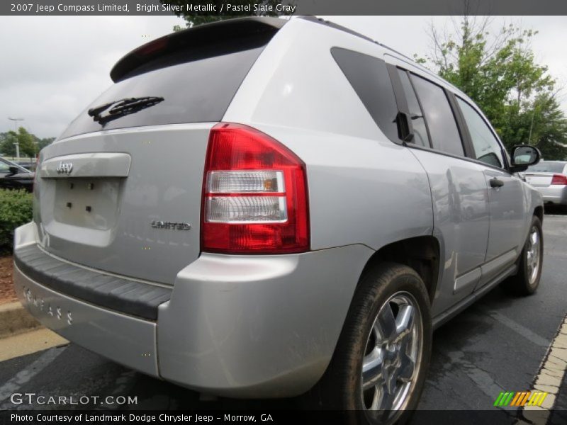 Bright Silver Metallic / Pastel Slate Gray 2007 Jeep Compass Limited