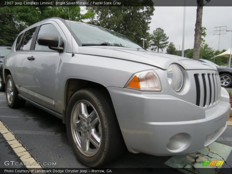 Bright Silver Metallic / Pastel Slate Gray 2007 Jeep Compass Limited