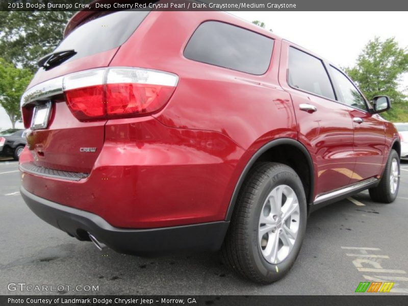 Deep Cherry Red Crystal Pearl / Dark Graystone/Medium Graystone 2013 Dodge Durango Crew
