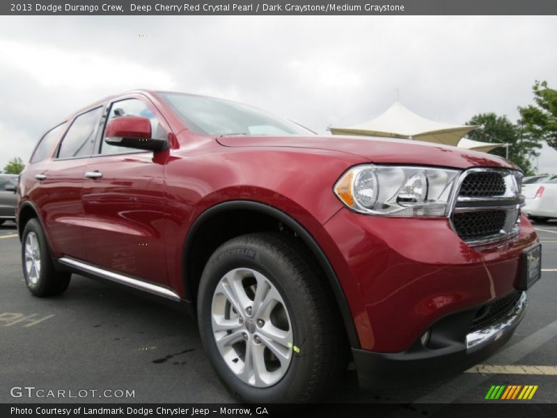 Front 3/4 View of 2013 Durango Crew