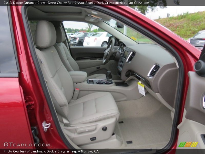 Deep Cherry Red Crystal Pearl / Dark Graystone/Medium Graystone 2013 Dodge Durango Crew
