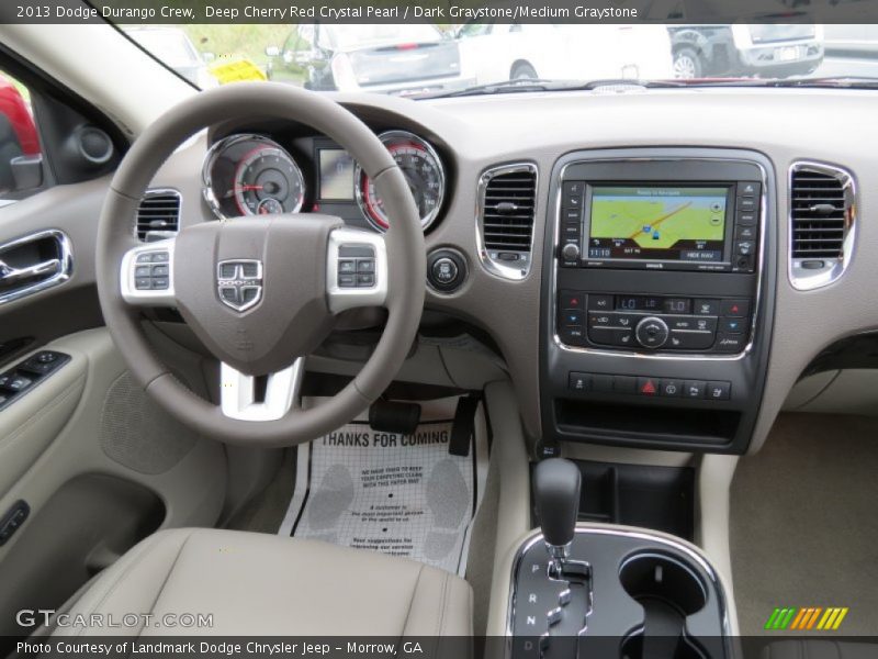 Deep Cherry Red Crystal Pearl / Dark Graystone/Medium Graystone 2013 Dodge Durango Crew