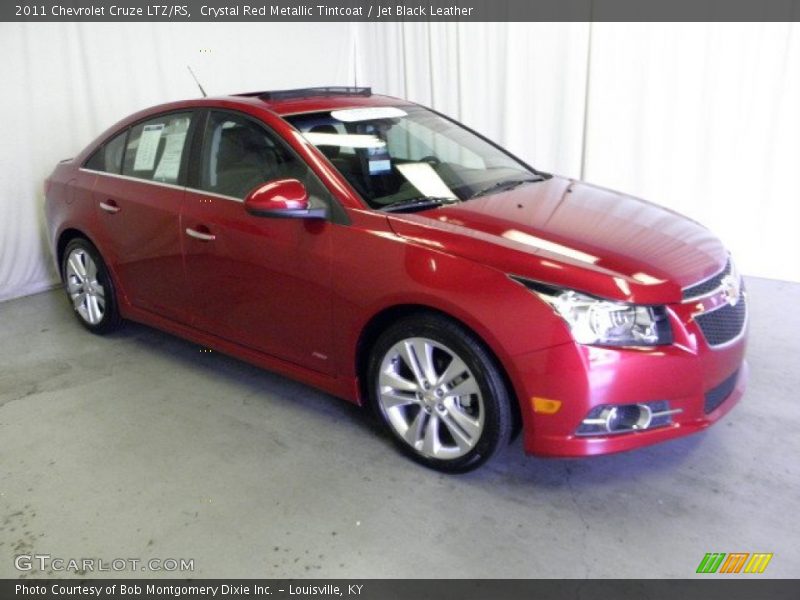 Crystal Red Metallic Tintcoat / Jet Black Leather 2011 Chevrolet Cruze LTZ/RS
