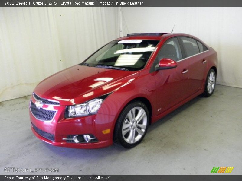 Crystal Red Metallic Tintcoat / Jet Black Leather 2011 Chevrolet Cruze LTZ/RS