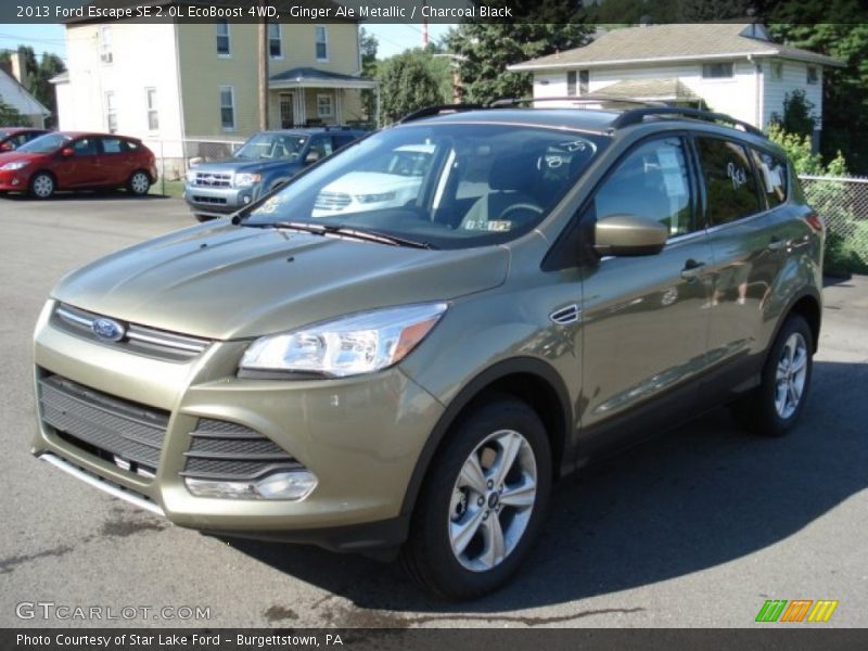 Ginger Ale Metallic / Charcoal Black 2013 Ford Escape SE 2.0L EcoBoost 4WD