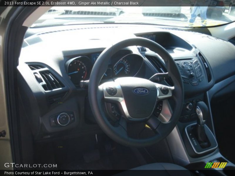 Ginger Ale Metallic / Charcoal Black 2013 Ford Escape SE 2.0L EcoBoost 4WD